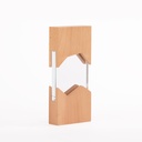 Trofeo Galvano de Madera y Cristal "Steven" -[A91]d