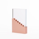 Trofeo de Acero Encobrizado y Cristal "Ladder" -[A99]d