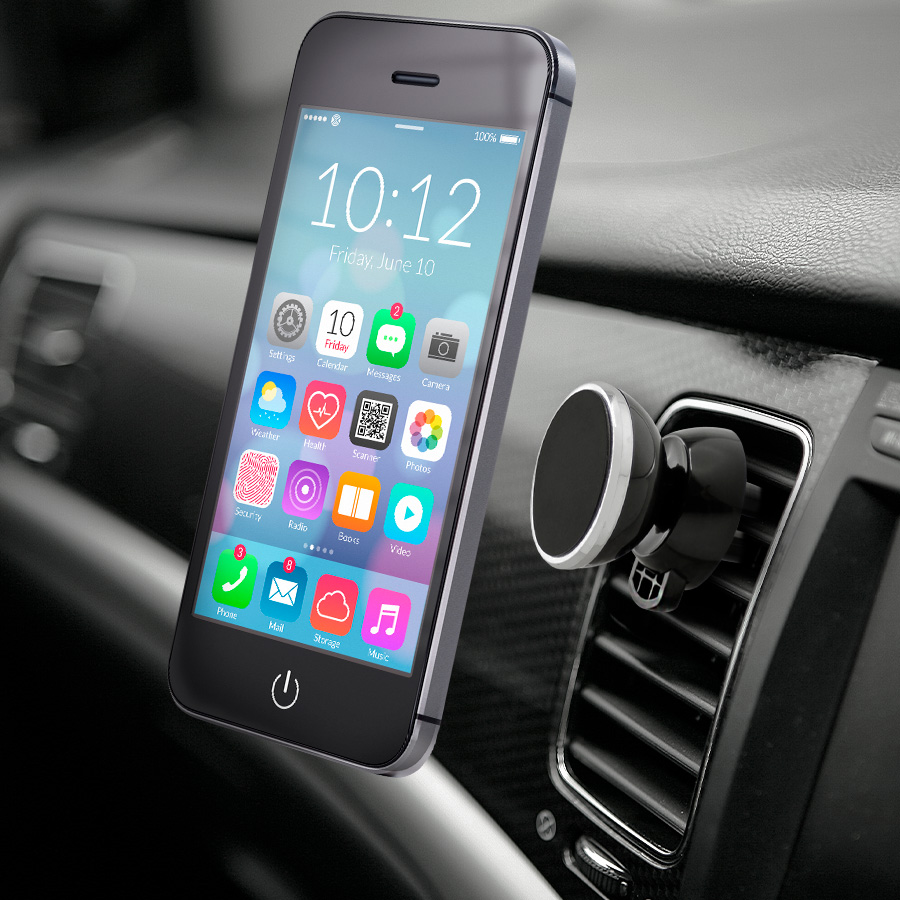 Porta-Celular Magnético para Vehículo -[C80]d