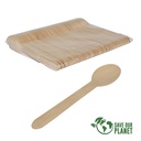 Bolsa con 100 cucharas de madera de Abedul -[E119]d
