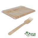 Bolsa con 100 tenedores de madera de Abedul -[E121]d