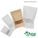Bolsa doypack 700ml de papel kraft, para Alimentos -[F17]d