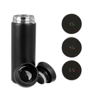 Termo doble pared de acero, con termómetro digital "SMART LID", 480cc -[M39]d