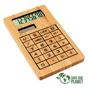 CALCULADORA SOLAR DE BAMBOO -[B54]d