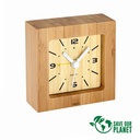 RELOJ DESPERTADOR DE BAMBOO -[B59]d