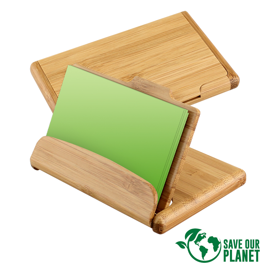 TARJETERO DE BAMBOO -[B80]d