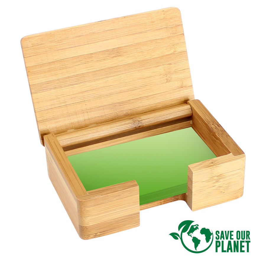 TARJETERO SOBREMESA DE BAMBOO -[B82]d