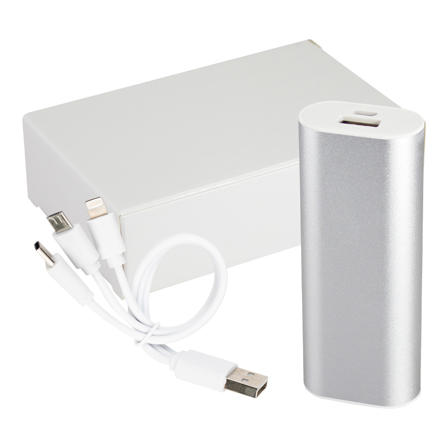 CARGADOR POWER BANK METÁLICO 5200MAH -[C57]d