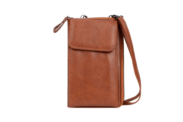 PORTA-DOCUMENTOS Y CELULAR DE ECO-CUERO «TREVOR» 0.8L -[B74]d