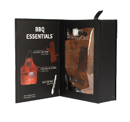 [H73-49] SET ASADOR DE CUERO DE BÚFALO -[H73]d
