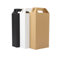 [F27] CAJA AUTOARMABLE CON ASAS, PARA 2 BOTELLAS DE VINO -[F27]d