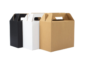 [F28] CAJA AUTOARMABLE CON ASAS, 25X20X12 CM -[F28]d