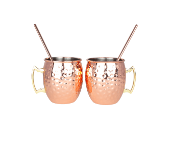 [M48-44] SET «MOSCOW MULE» ENCOBRIZADO 500CC. C/U -[M48]d