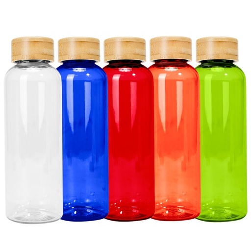 [M42] BOTELLA PET TAPA BAMBOO «AINOA» 550CC -[M42]d