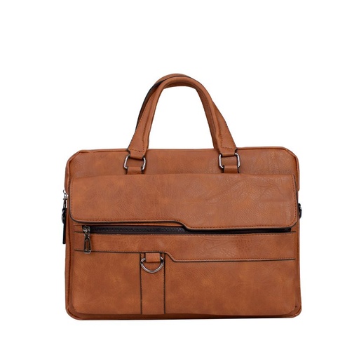 [D23-10] MALETÍN EJECUTIVO PORTA-NOTEBOOK DE ECO-CUERO «BRONSON» 6.5L -[D23]d