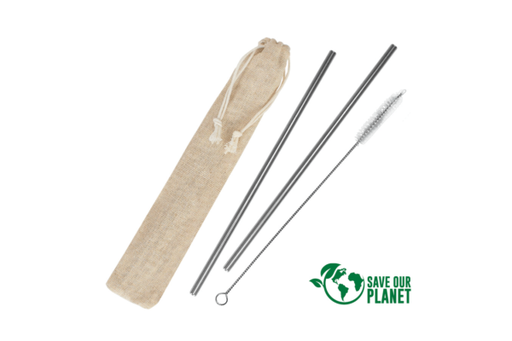 [E128-11] SET BOMBILLAS METÁLICAS EN ESTUCHE DE LINO -[E128]d