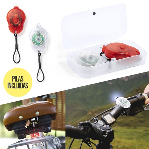 [1217] Set Luces Seguridad Bici Bowel