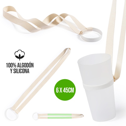 [1541] Lanyard Portavasos Felin