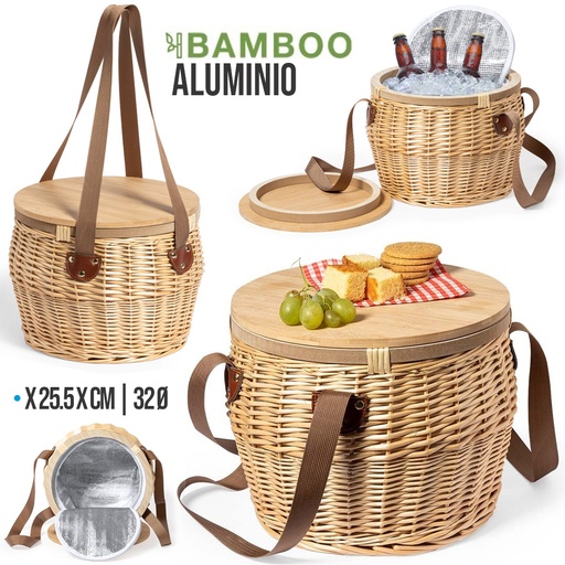 [1729] Cesta Nevera Picnic Bubu