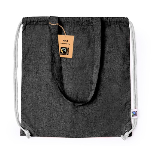 [20776] Bolsa Mochila Riak Fairtrade 42 cm x 38 cm  
