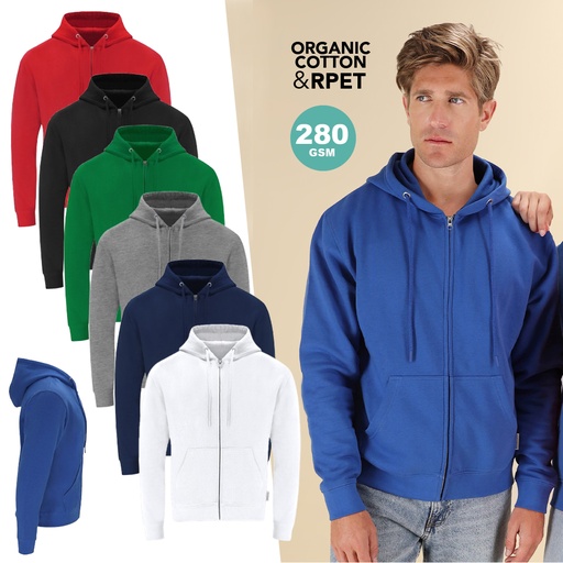 [21299] Sudadera Adulto Capucha + Cremallera Walder