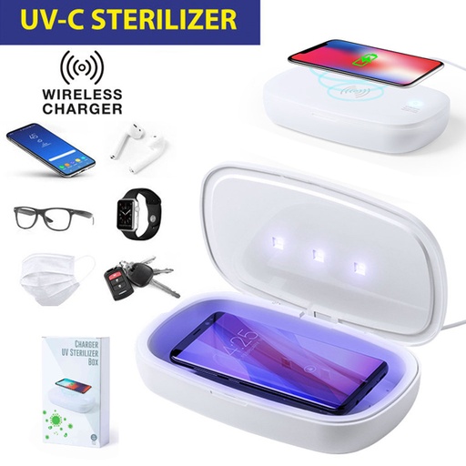 [6670] Caja Esterilizadora UV Cargador Halby