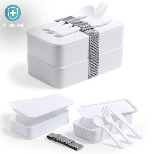 [6708] Fiambrera Antibacteriana Fandex