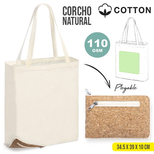 [6726] Bolsa Plegable Charel 39 cm x 34.5 cm x 10 cm 