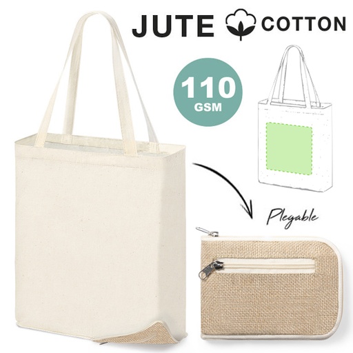 [6727] Bolsa Plegable Dylan 39 cm x 34.5 cm x 10 cm 